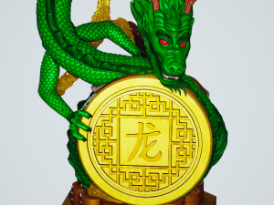LONG - FORTUNE DRAGON 3D Baskı Modeli
