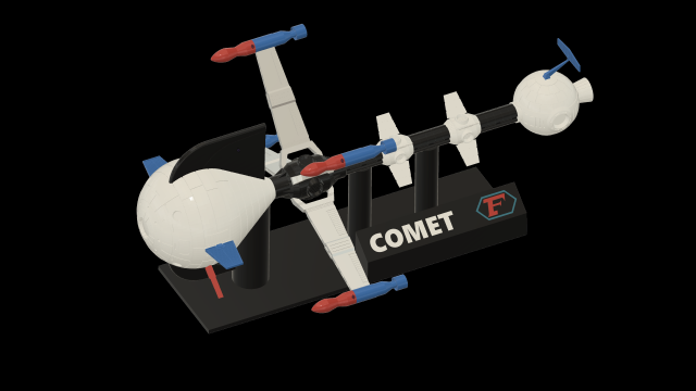 CometCFuture 3D Model .c4d .max .obj .3ds .fbx .stl .blend 