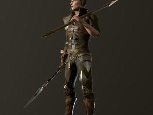 Warrior 3D मॉडल