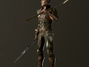 Warrior 3D Model
