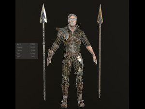 Warrior 3D मॉडल