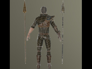 Warrior 3D मॉडल