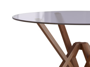 Exe Walnut Dining Table Tekstur CG
