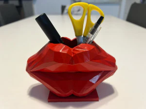 LIPS crayon holder crayonholder lip lips lipholder lipsholder lips holder 3D Print Model