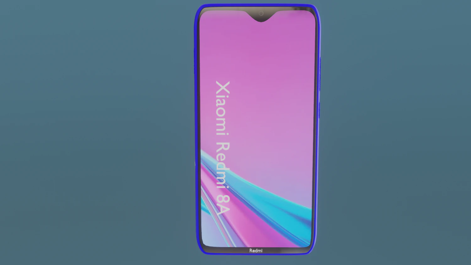 Xiaomi Redmi 8A 3D Model .c4d .max .obj .3ds .fbx .stl .blend 