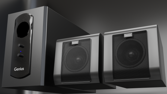 Speaker Modelo 3D .c4d .max .obj .3ds .fbx .stl .blend 