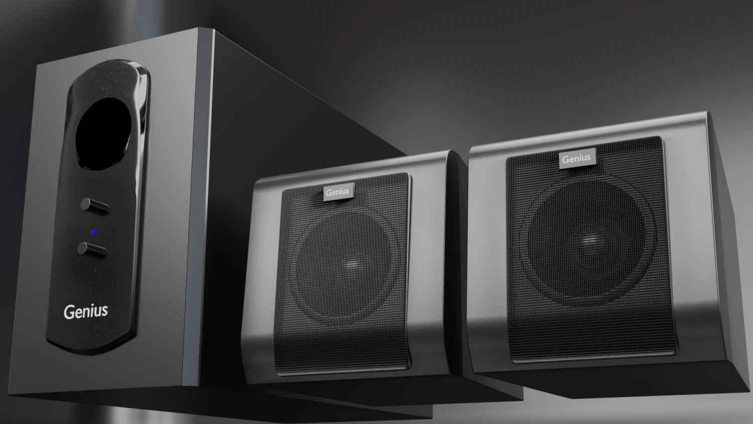 Speaker 3D Model .c4d .max .obj .3ds .fbx .stl .blend 