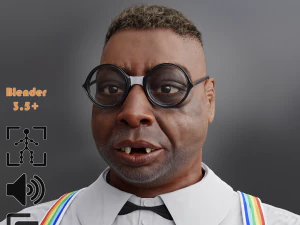 Modelo 3D de Beetlejuice - Animaci&oacute;n con sonido Modelo 3D