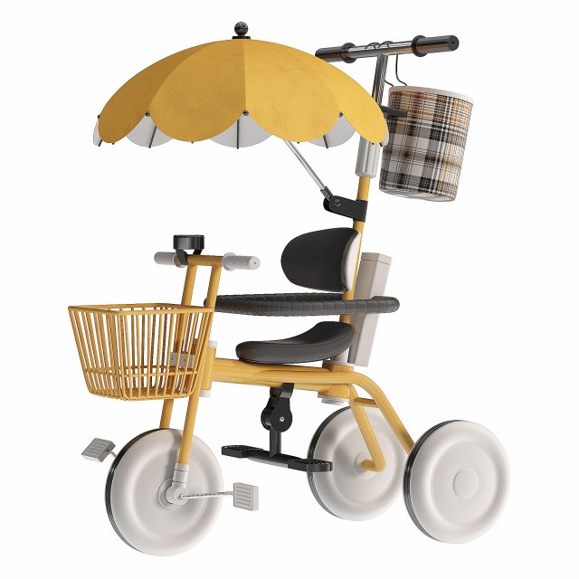 3 Wheels for Ages 18 Months And Up 3D मॉडल .c4d .max .obj .3ds .fbx .stl .blend