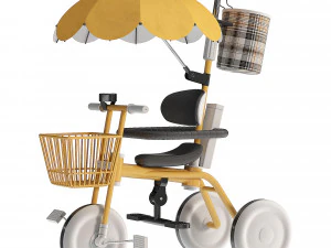 Roda 3 untuk Usia 18 Bulan Ke Atas Model 3D