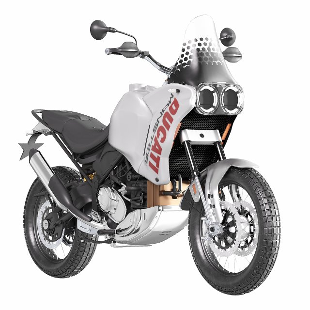 Ducati Desertx 3Dモデル .c4d .max .obj .3ds .fbx .stl .blend