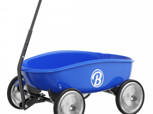 Trolley blue Modèle 3D