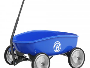 Chariot bleu Modèle 3D