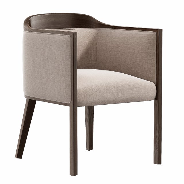 BOSTON Small armchair By Tirolo 3D Model .c4d .max .obj .3ds .fbx .stl .blend