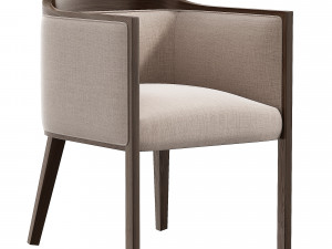 BOSTON Small armchair By Tirolo 3D मॉडल