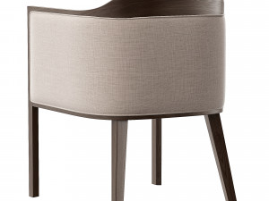 BOSTON Small armchair By Tirolo 3D Model