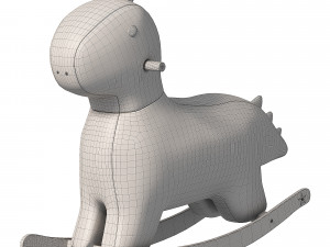 Kids Concept Rocking Chair Dinosaur 3D 모델
