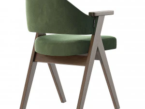 Chair Leicester beige fabric 3D Model