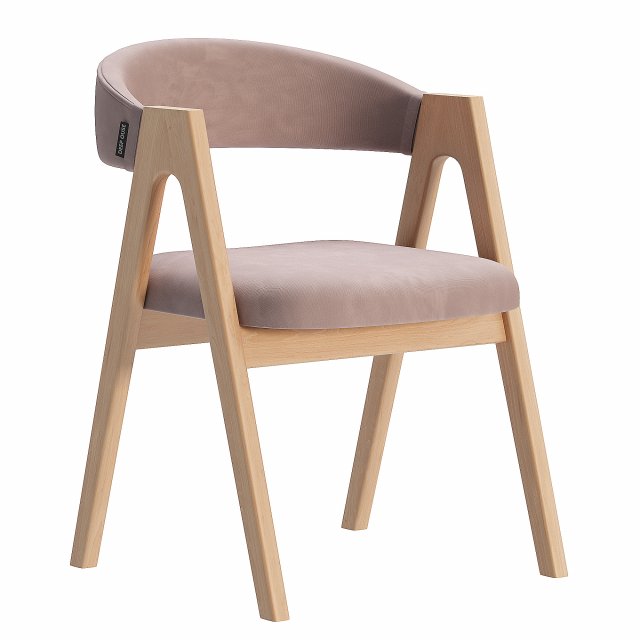 Chair Dublin beige fabric 3D-Modell .c4d .max .obj .3ds .fbx .stl .blend 