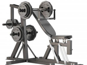 Ginásio doméstico de alavancagem olímpica Modelo 3D