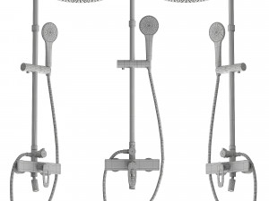 Shower et EA LDI Black 3D Model