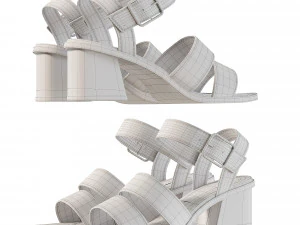 Sandals for women 3D Model