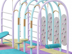BUBBLE GUM GYM 3D Model