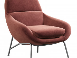 Fillmore Mid Century Chair Modelo 3D
