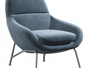 Fillmore Mid Century Chair Modelo 3D