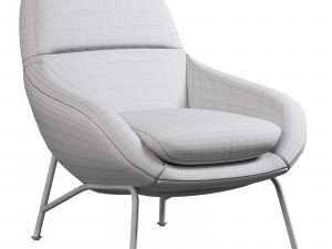 Fillmore Mid Century Chair Modelo 3D