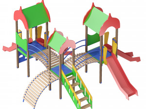 Childrens playground 3D Model