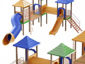 Parque infantil 02 Modelo 3D