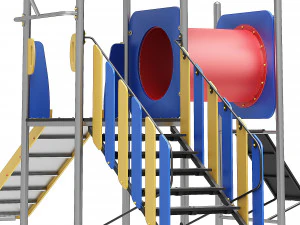 Детская площадка 03 3D Модель