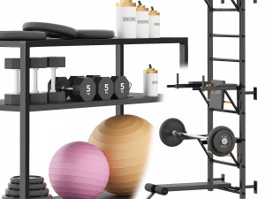 Wall bars Record Modelo 3D