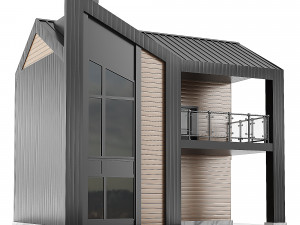 Contemporary House 01 Modello 3D
