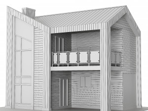 Contemporary House 01 Modello 3D