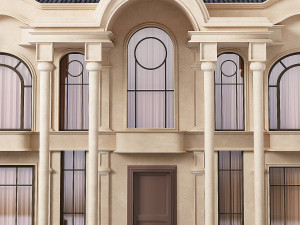 Two story modern house 4 3Dモデル