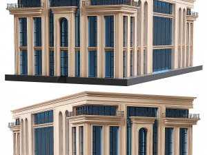 Ufficio a tre 5 Modello 3D