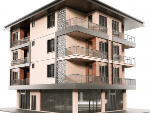 High tech house 07 3D Model
