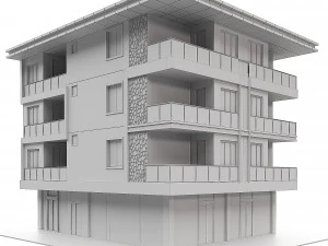 High tech house 07 3D Model