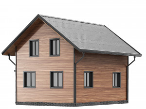 Wooden house 6 3D Модель