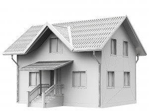 Wooden house 6 3D Модель