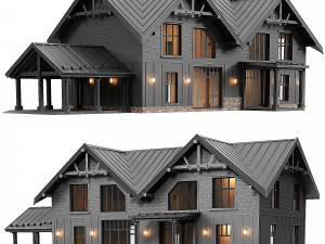 A house in harmony with nature 11 3D Model