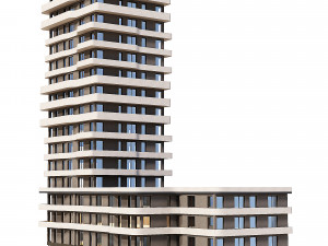 Multi storey modern house 10 3D 모델