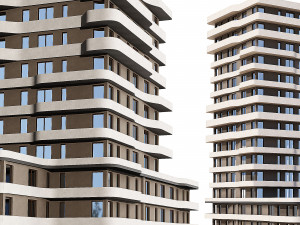 Multi storey modern house 10 3D 모델