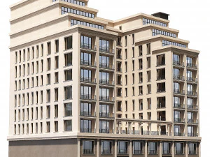 多階建てのモダンな家 08 3Dモデル