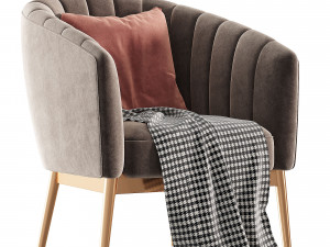 Colla Accent Chair 3D Model