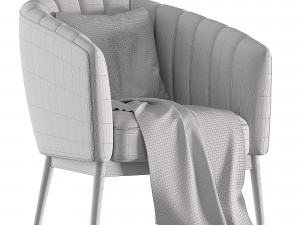Colla Accent Chair 3D Model