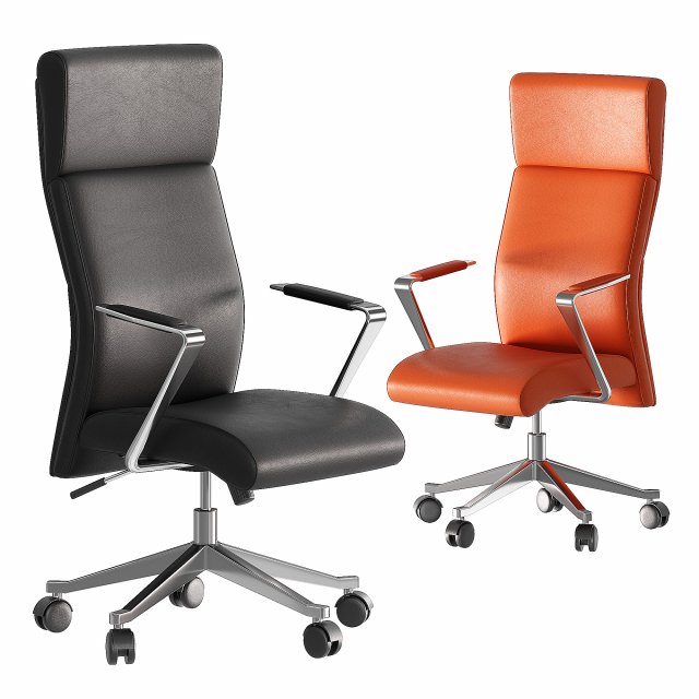 Office chair Riva Chair A1511 in Moscow and Russia 3Dモデル .c4d .max .obj .3ds .fbx .stl .blend 