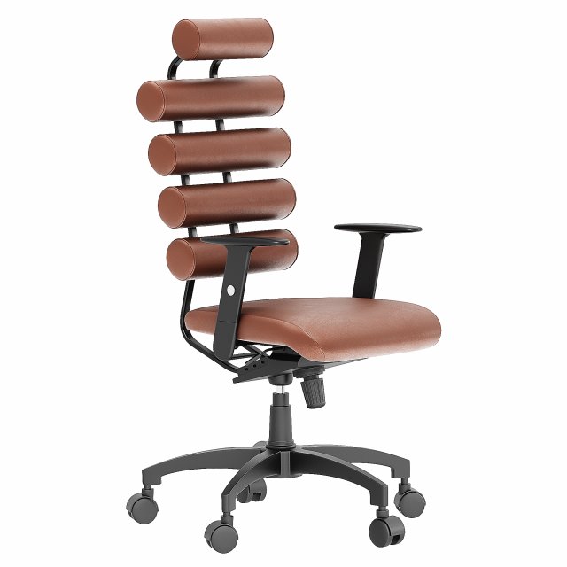 Unico Office Chair Black 3D in 3DExport